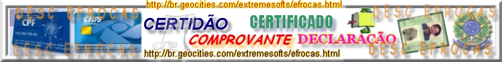 CONSULTA ONLINE E GRTIS DE DOCUMENTOS PBLICOS - / CNPJ / CPF / CERTIDES / COMPROVANTES / - ACEITOS POR EMPRESAS E INSTITUIES PBLICAS !
