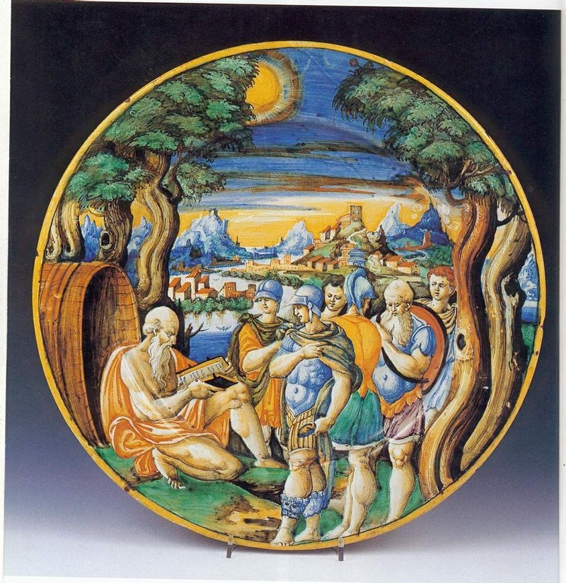 Filsofo Diogenes morava em um barril