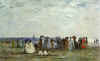 Realismo_Bathers on the Beach at Trouville_boudin88.jpg (50966 bytes)
