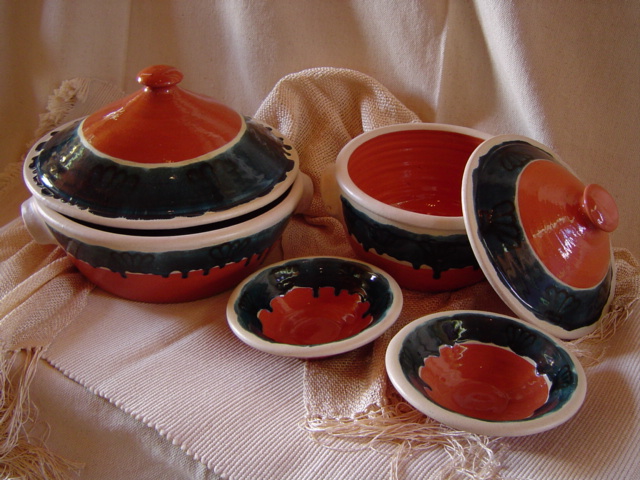 Refratrios Decorativos - Moquequeira, Caarola e Alguidares