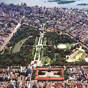 Vista Area do Parque Farroupilha
