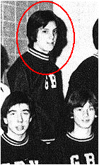 Mike no time de basquete da escola