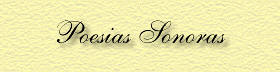 Poesias Sonoras