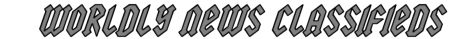 Worldly News Classifieds