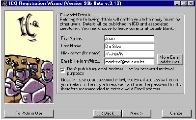 Registro do ICQ