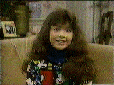 Tiffany as herself on the Small
Wonder set
