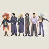 Washu, Kiyone, Mihoshi, Aeka, Tenchi e Ryoko