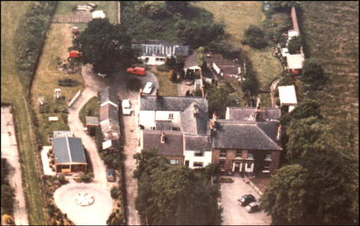 Aerial Pic of Carwood House, the Witton Park home of the Bradford's