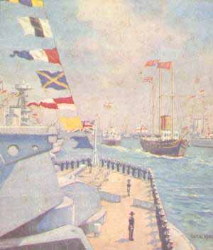 Colour pic of Coronation Review at Sptihead