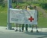 Looking for blood on a street corner