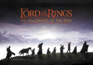One of several commercially available LOTR posters