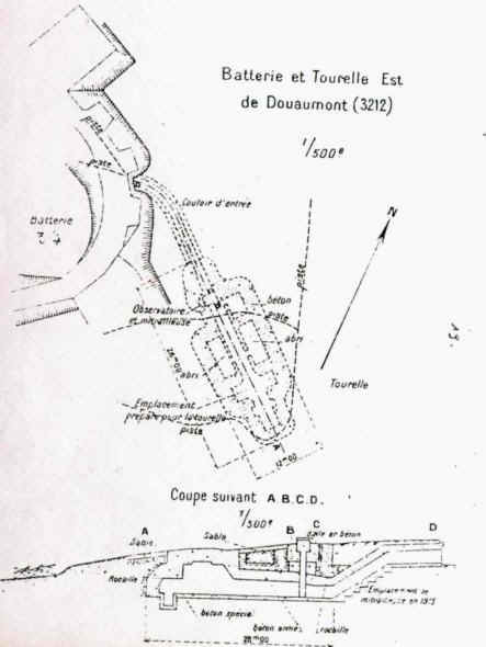 Franzsische Grundri-Zeichnung, 1913