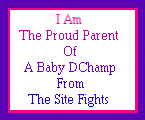 Baby D'Champ's birth cert.