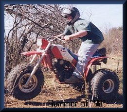 Justin going up the hill