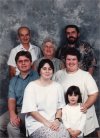 Back-Dad, Mum, Paul; Middle-Greg, Jacinta, Donna; Front-Arielle