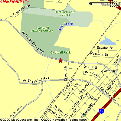 Caldwell Playground Map