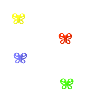 butterfly background multi