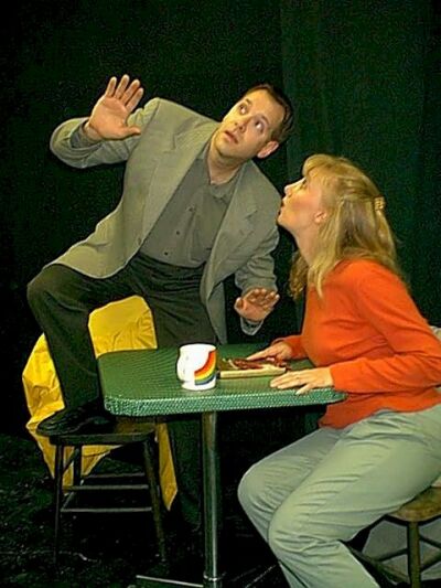 Mark Latter and Kim Sprenger in Slaw 2001