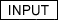 The Input Key: Row 3, Column 1: The key is blue, unlike the others.