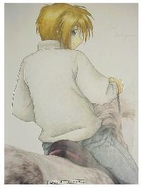This fanart is kakkoii! Looks like real art ne?