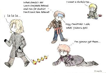 I'd give them a ducky if it would make 'em come closer to me. ~_~ 