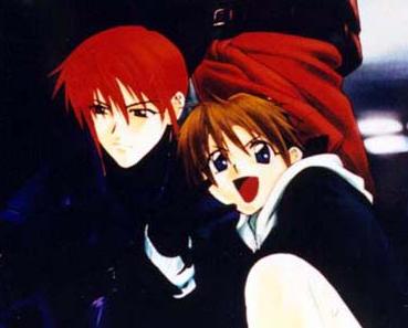 Awwwww!!! He got Aya to smile (you need a microscope to see it though ^_^