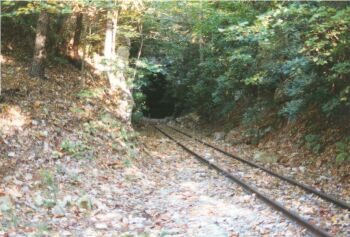 One of the tunnels in the gorge