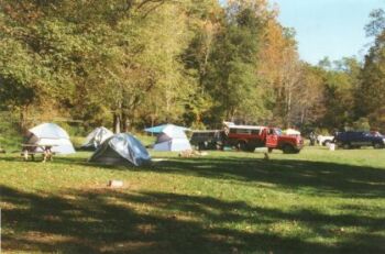 Morning at Valle Crucis Campground