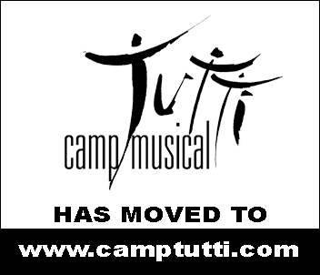 Camp Musical Tutti Has Moved
