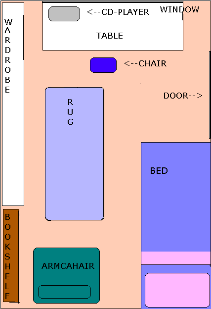 here's my room!