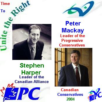 Time to Unite the Right, Quit the Split and vote Canadian Conservatives 2004