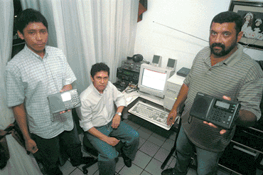 Reunio de DXistas para reportagem especial
