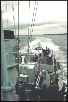 HMCS Gatineau's final cruise.