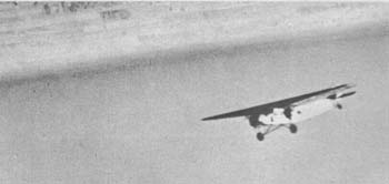 typical wing-skidding landing