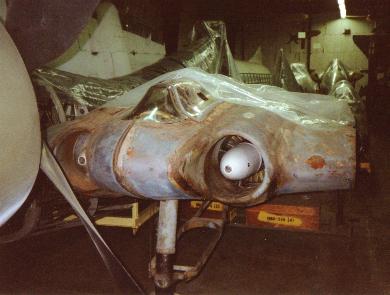 Front view of the Horten H IX V3