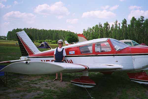 Marilyn with our Cherokee 160