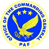 Commanding General, PAF seal