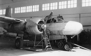 B-26 7105 July 1968 at OGMA (L.Tavares)