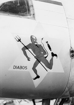 Devils badge on 7102 nose at OGMA October 1971 (L.Tavares)