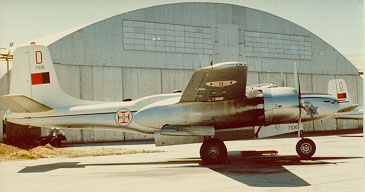 B-26 7106 at OGMA October 1971 (L.Tavares)