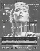 Suzanne Vega WinAmp skin, SVLive