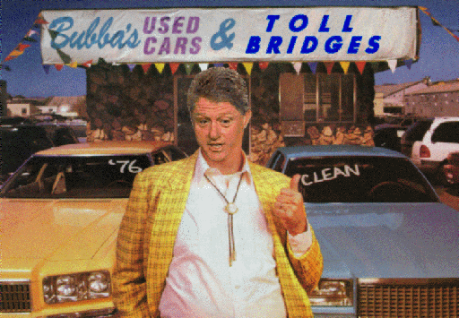 Bubba's Used Cars and Toll Bridges