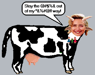 [image of mad cow]