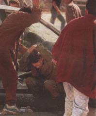 Lynch of a Israeli soldier