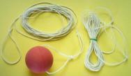 Jokari ball and two strings
(click to enlarge.)