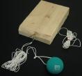 Jokari block, racquetball for Jokari, two strings
(click to enlarge.)