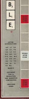 1949 Scrabble board
(click to enlarge.)