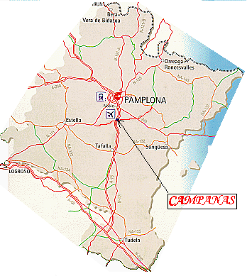 Mapa de Navarra
