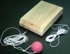 Jokari block, Jokari ball (sponge), two strings
(click to enlarge.)
