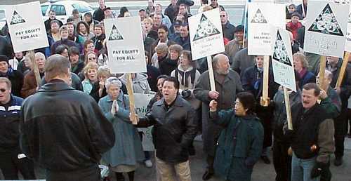 CEP Pay Equity Protest 
